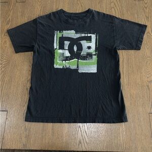 Rad Y2K Skate DC Graphic T Shirt Black Logo shirt
